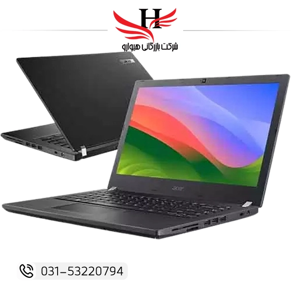لپ تاپ استوک ACER TRAVELMATE مدل Core i5 نسل 10 با رم 8GB و هارد 256SSD و گرافیک Intel Shared مناسب کاربری اداری و شرکتی